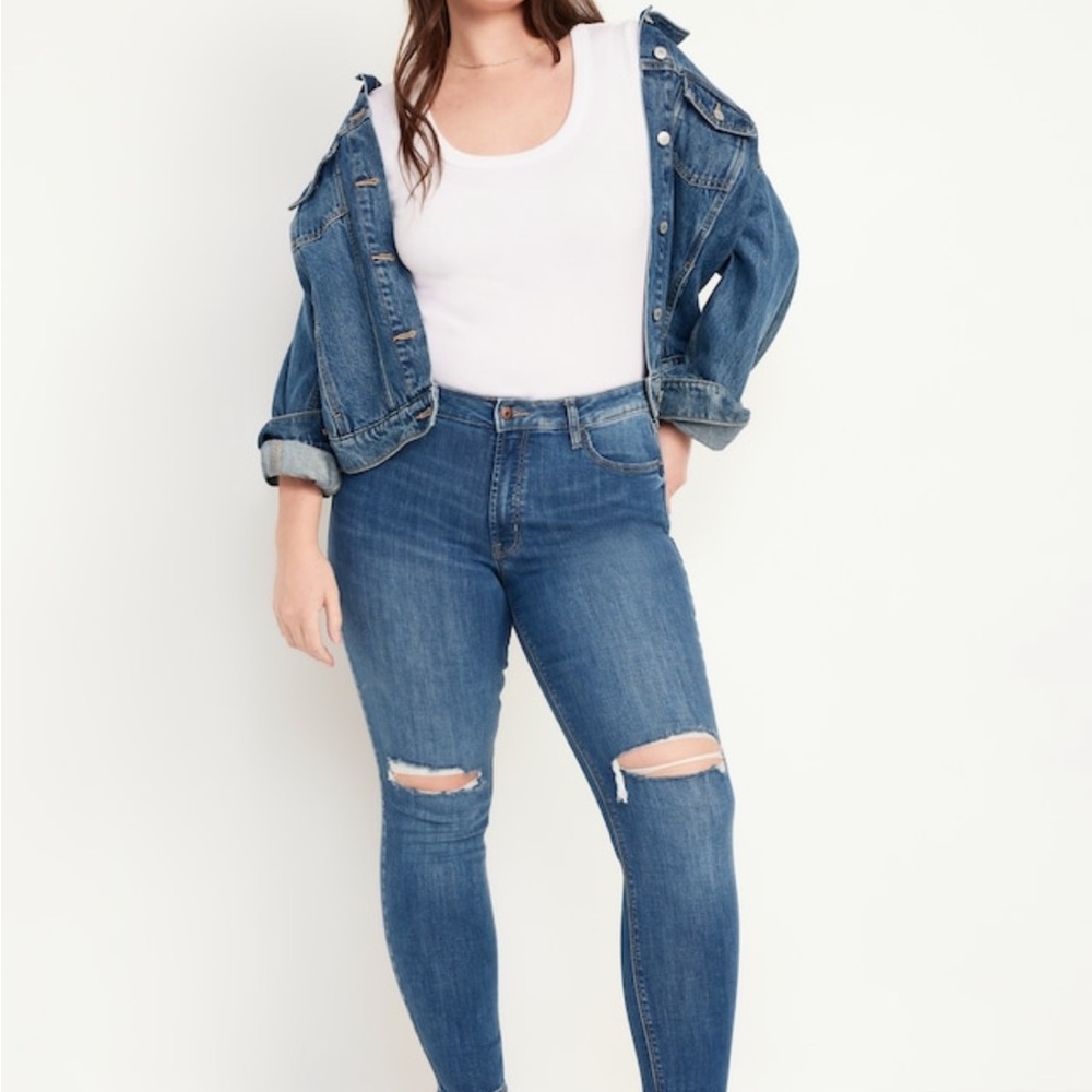 Women's Classic Blue Skinny Jeans